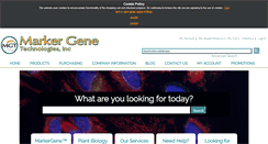 Desktop Screenshot of markergene.com